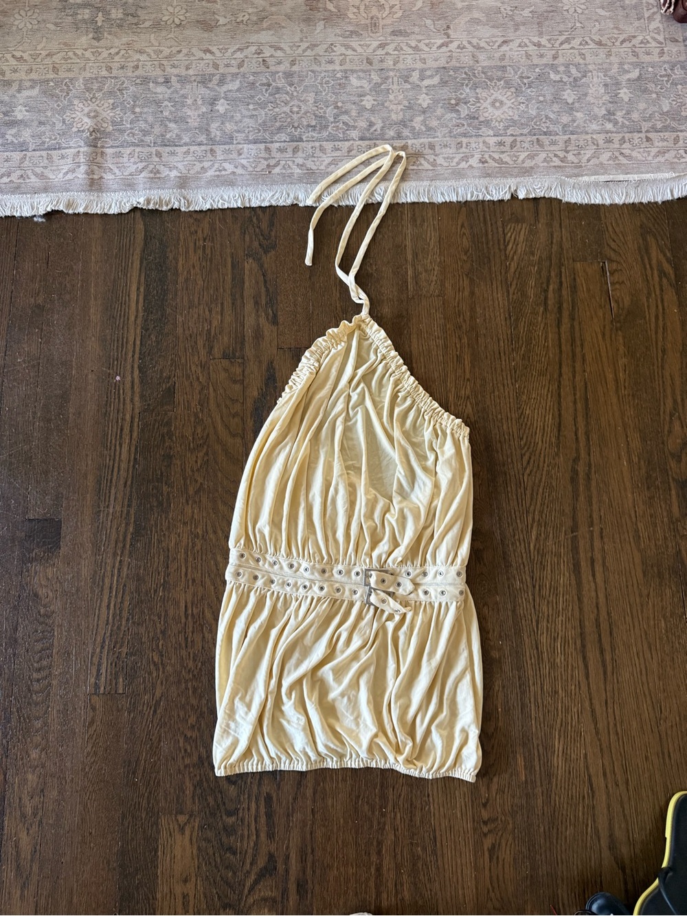 With Jean Magnol Dress in Yellow